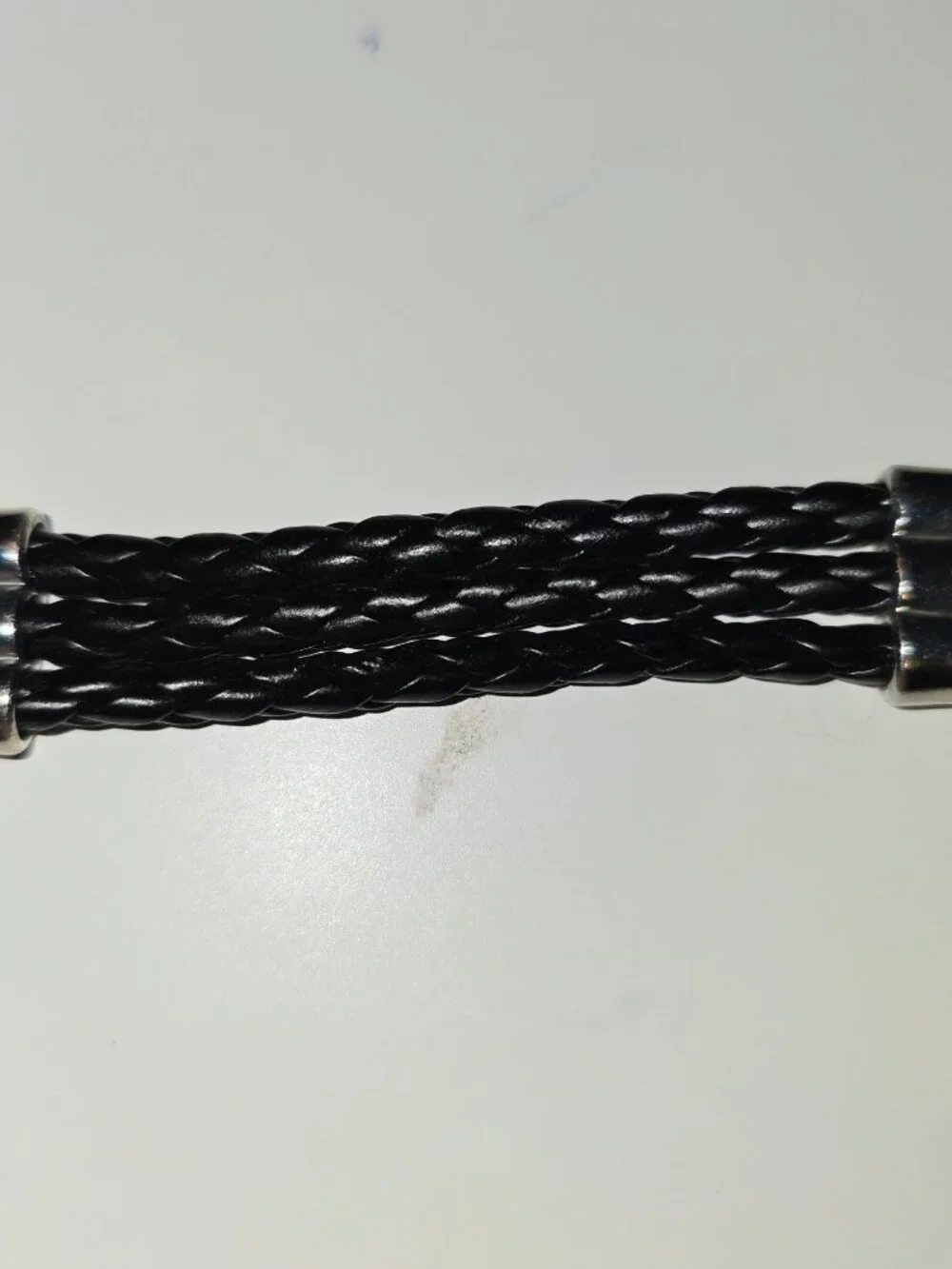 Women's Black Braided Chain Silver Filigree Medallion Boho Adjustable Belt, 31-3